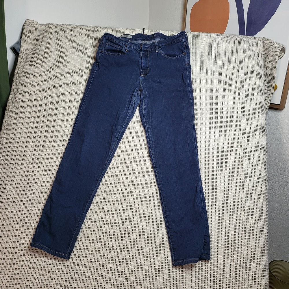 AG Adriano Goldschmied Jeans Womens 30R The Prima Mid Rise Cigarette Made in USA